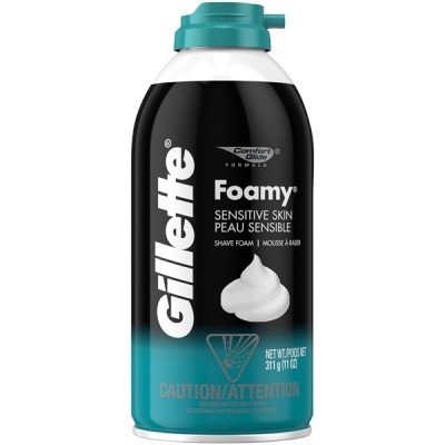 GILLETTE FOAM SENSITIVE 11OZ